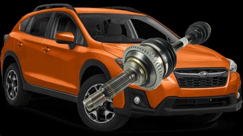 2018 subaru crosstrek cv axle