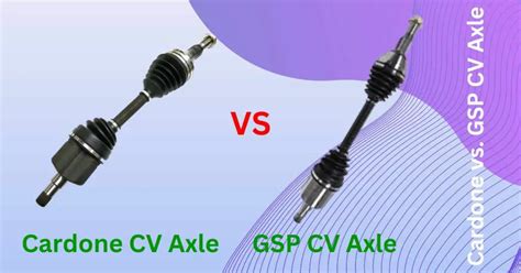 cardone vs gsp cv axle