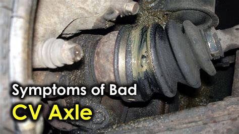 cv axle bad symptoms