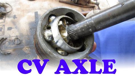 how to disassemble cv axle