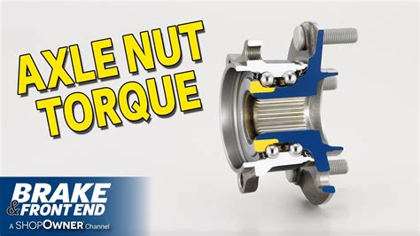 torque specs for cv axle nut